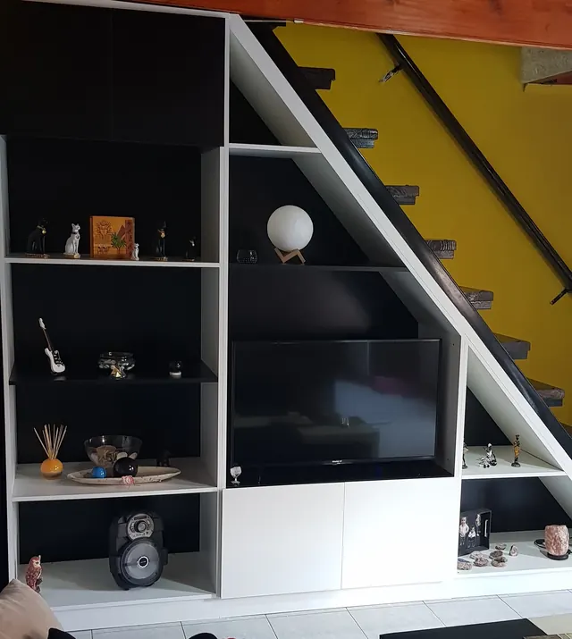 Escalera de madera
